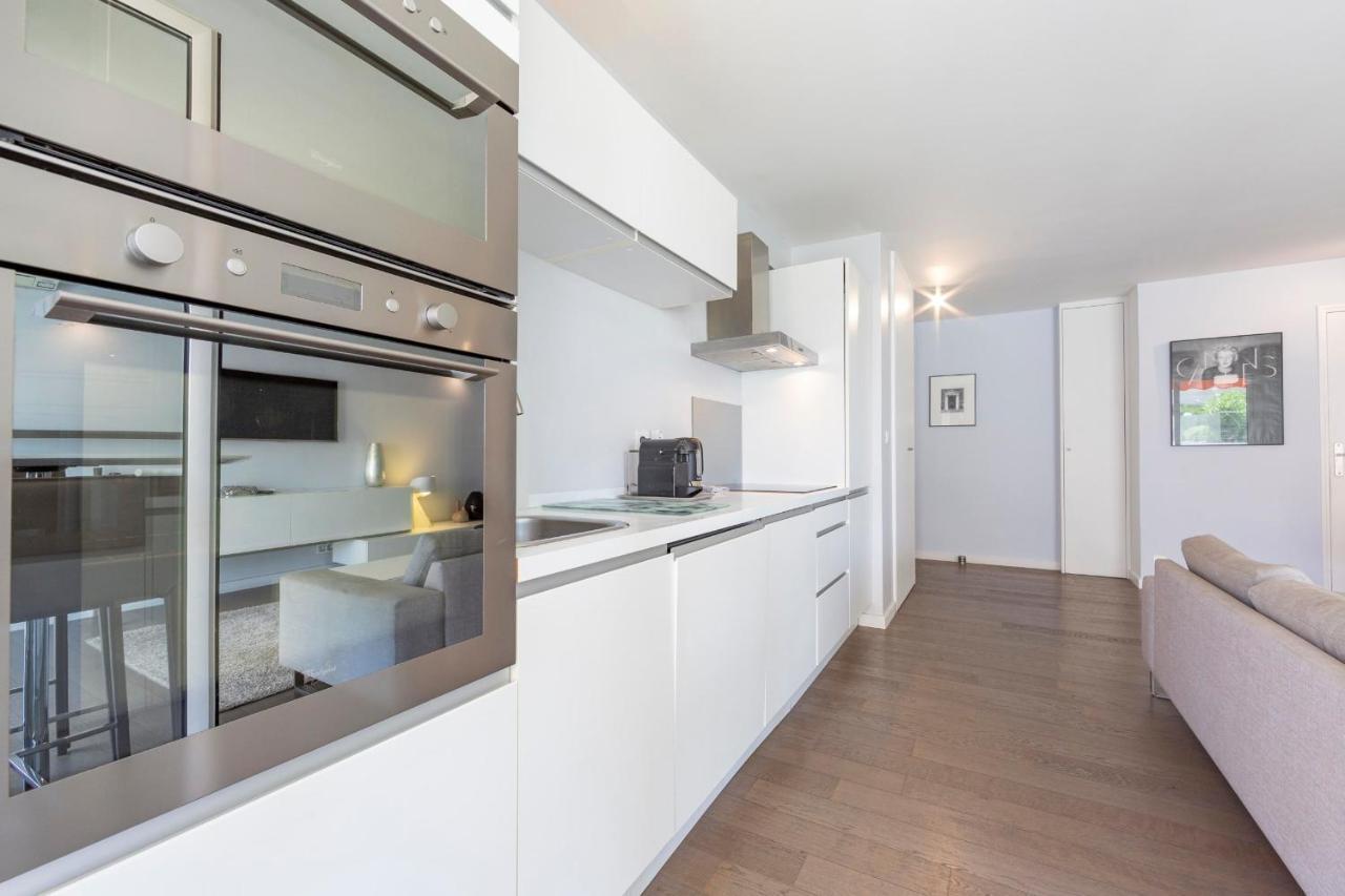 קאן Modern Apartment 2 Bedrooms Quiet Terrace In A Palm Beach Area, 30 Meters From Seaside מראה חיצוני תמונה